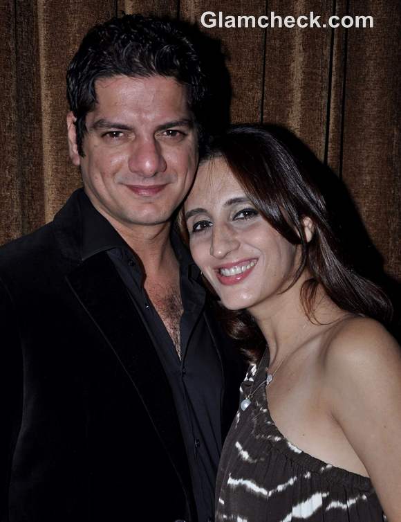 DJ Aqeel with wife Farah Khan Ali