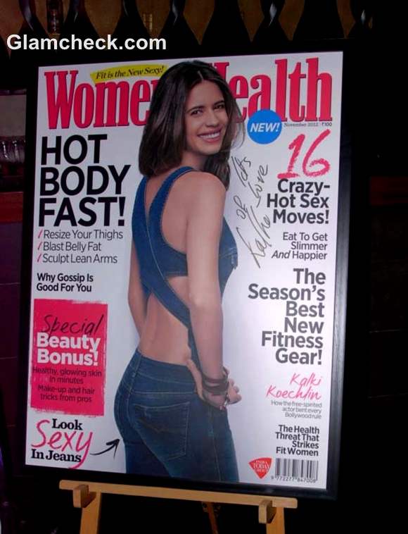 Kalki Koechlin Womens Health Magazine cover october 2012