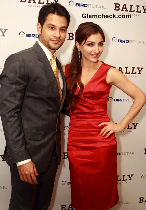 Kunal Keemu with Soha Ali Khan