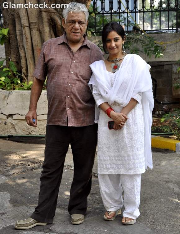 Om Puri and Divya Dutta at NCPA Centrestage festival in Mumbai