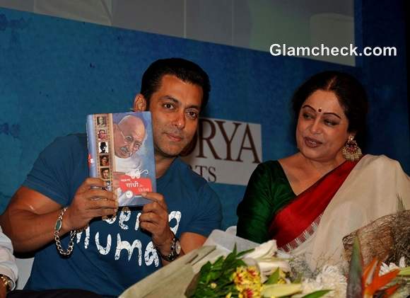 Salman Khan Launches New Book About Gandhi