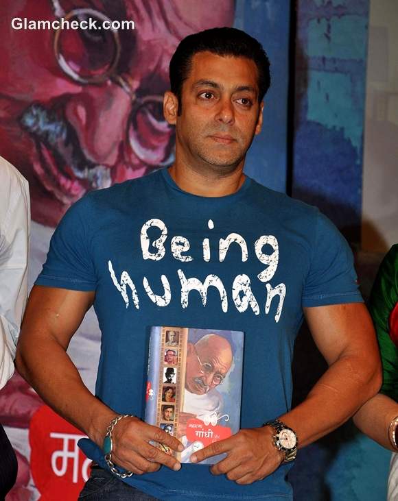 Salman Khan Launches New Book Gandhi