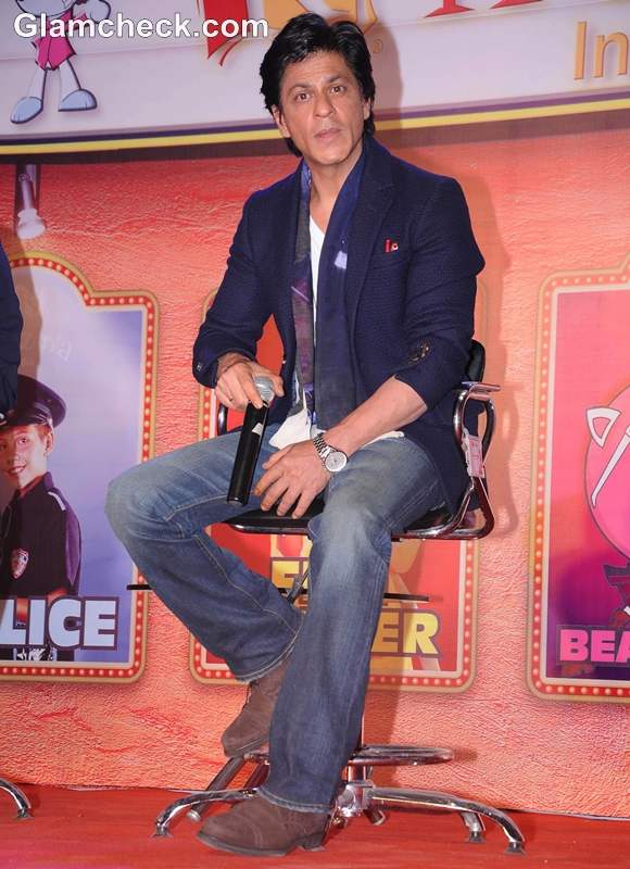 Shahrukh Khan Holds Press Meet to Promote KidZania