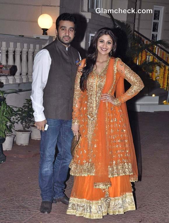 Shilpa Shetty Raj Kundra Ekta Kapoor Diwali bash