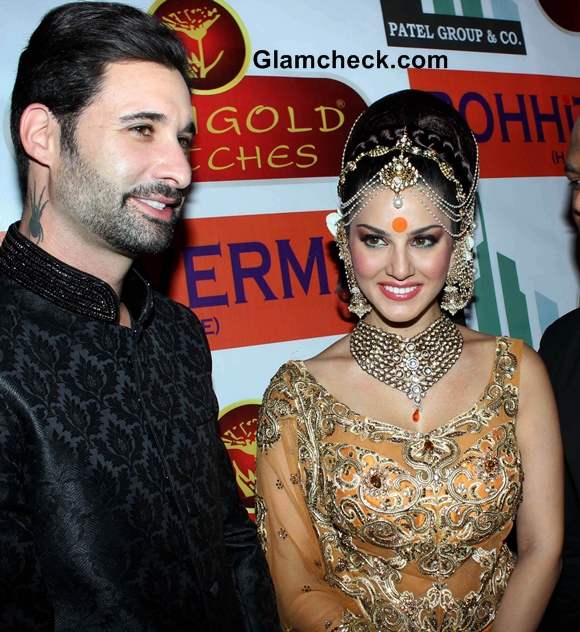 Sunny Leone with husband for Rohit Vermas IGNITE