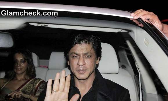 sharukh khan at amitabh Bachchan Diwali Bash