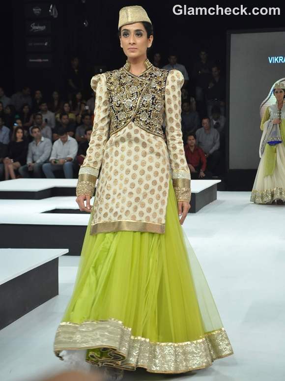 wearing embellished jackets with lehnga