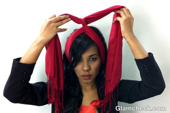 DIY How to Tie a Headwrap Turban-step 3