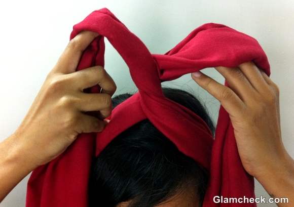 DIY How to Tie a Headwrap Turban-step-4