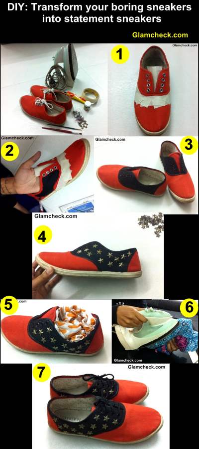 DIY Transform your Boring Sneakers into Statement Sneakers-14