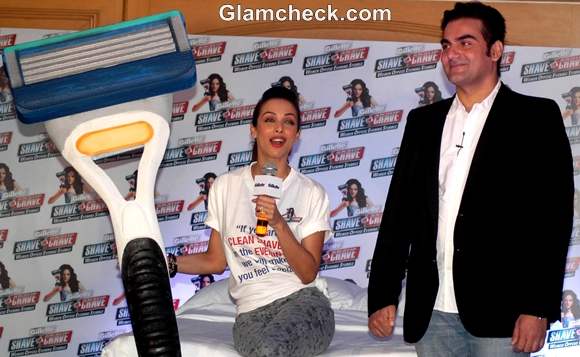 Malaika Arora Khan launchs gillet Shave or Crave in Mumbai