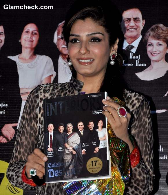 Raveena Tandon Unveils Special Anniversary Issue Of Society Interiors Magazine