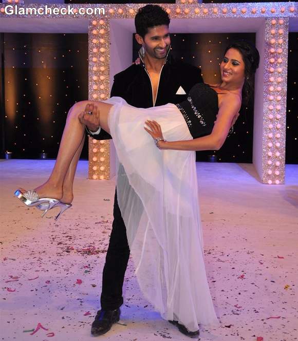 Ravi Dubey with wife Sargun Mehta Nach Baliye Season 5 Contestant