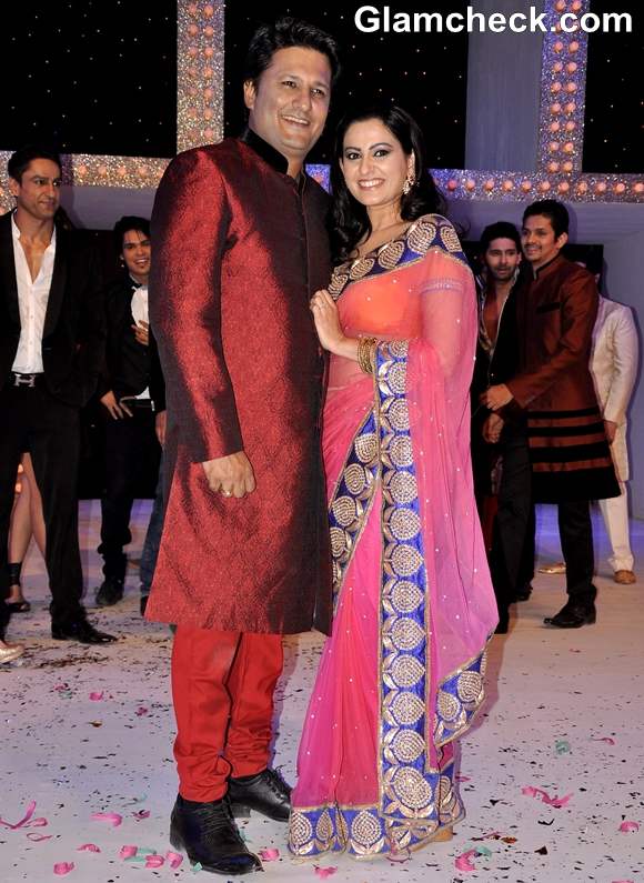 Smita Bansal with husband Ankush Mohla Nach Baliye Season 5 Contestant