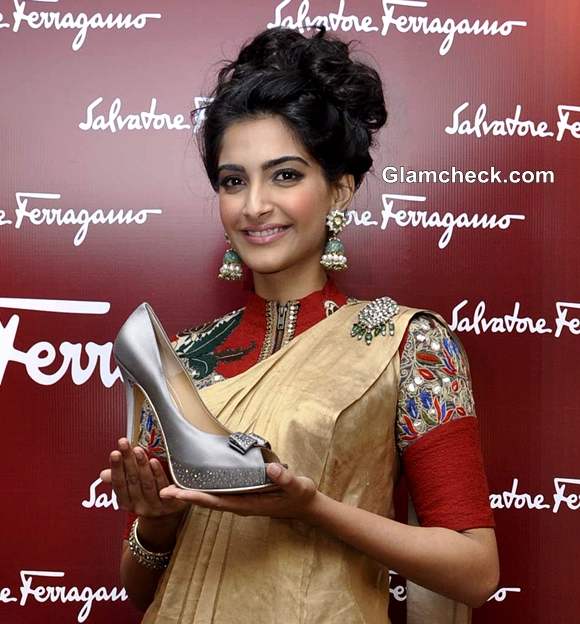 Sonam Kapoor at Salvatores Ferragamo Shoe for a Star Event