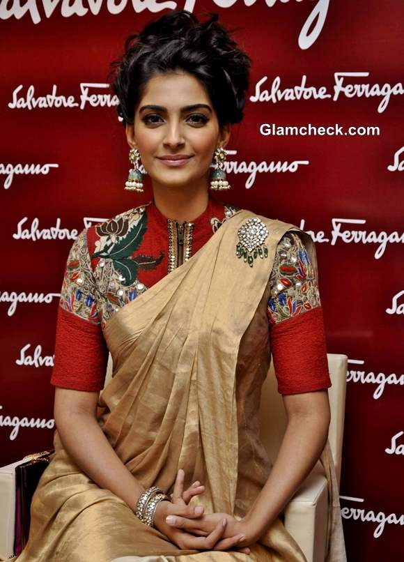 Sonam Kapoor at Salvatores Ferragamo’s Shoe for a Star Event