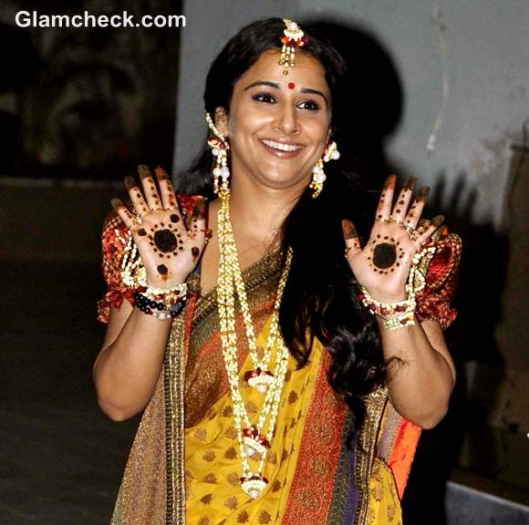 Vidya Balan Mehndi Ceremony Pictures