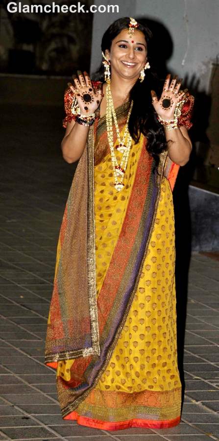 Vidya Balan Mehndi Ceremony