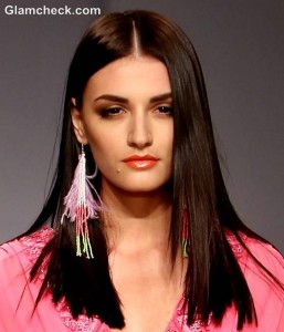 colorful boho feather earrings s-s-2013 Style Pick India fashion