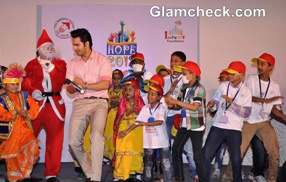 varun dhawan On Christmas At Hope 2012 Event