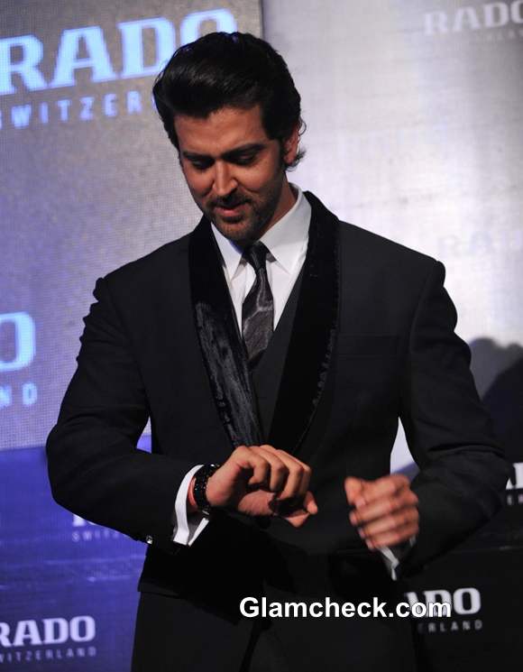 Hrithik Roshan 2013 Launches RADO Watch Collection in Mumbai