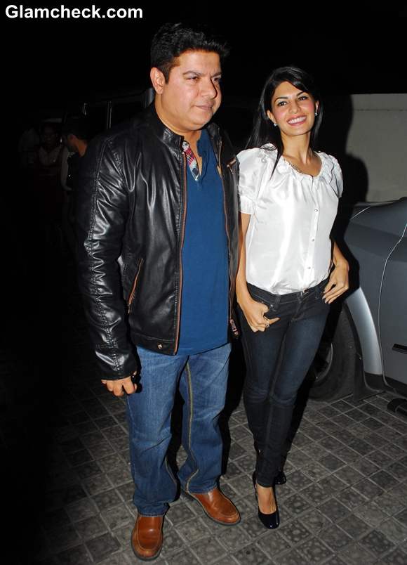 Jacqueline Fernandez Sajid Khan Film Screening Balak Palak