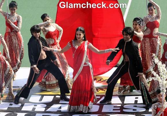 Katrina Kaif at Hockey Match in Lucknow