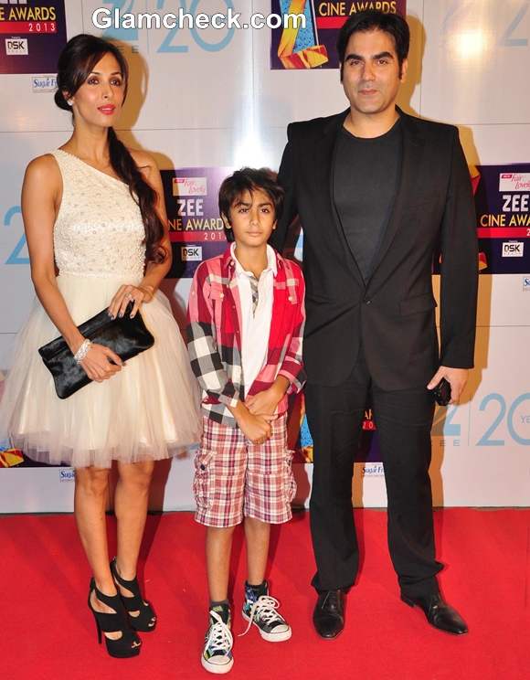 Malaika Arora Khan with husband and son