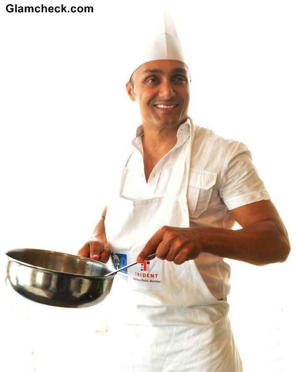 Rahul Bose during Marathon  pasta lunch 2013