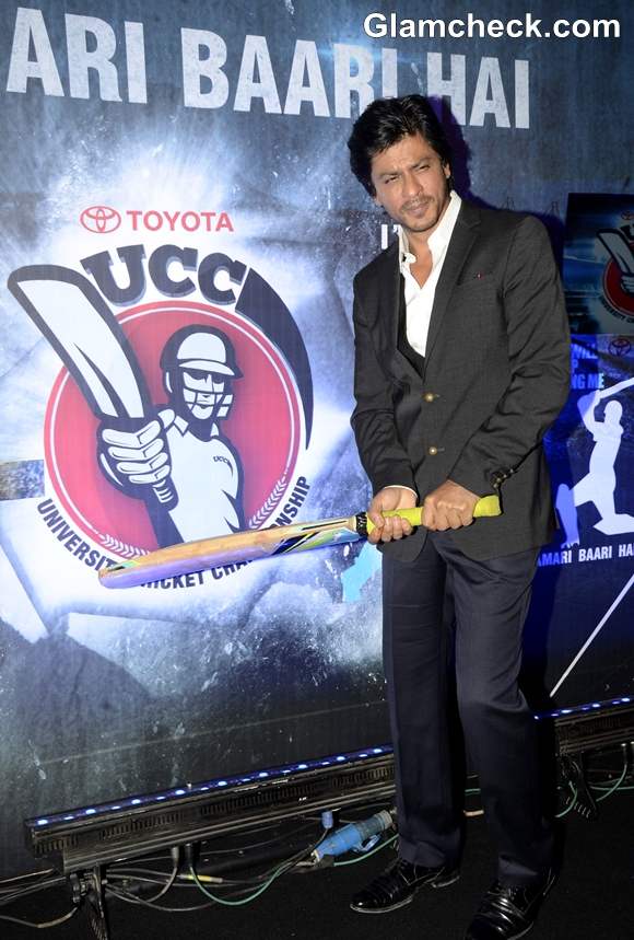 Shah Rukh Khan At Launch Of Toyota University Cricket Championship