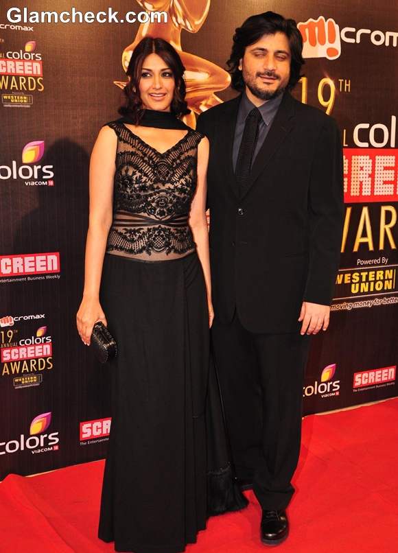 Sonali Bendre Goldie Behl  2013 Colors Screen Awards