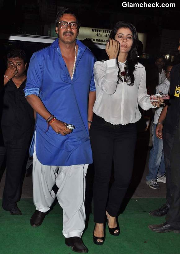 kajol ajay devgan at Sunil Shetty R House Store Launch in Worli Mumbai