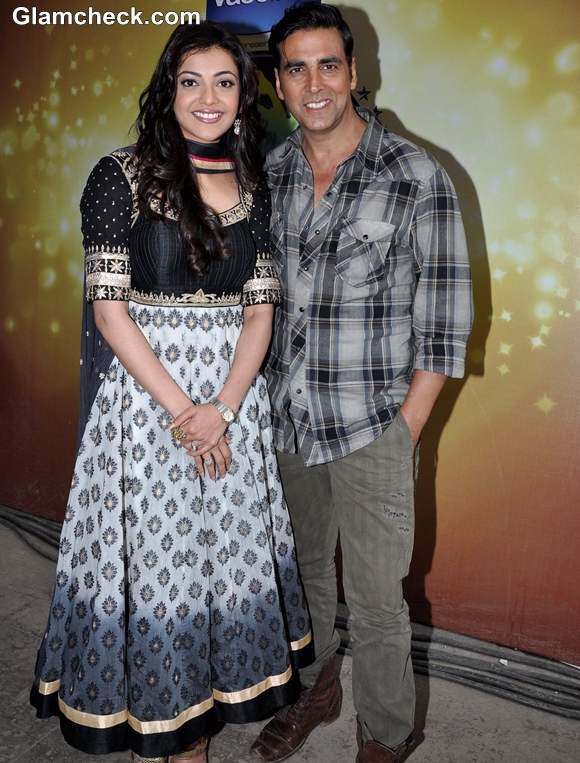 Kajal Aggarwal And Akshay Kumar Promote Special Chabbis At Nach Baliye 5