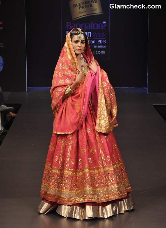 Ritu Kumar grand finale Bangalore Fashion Week 2013 summer showers