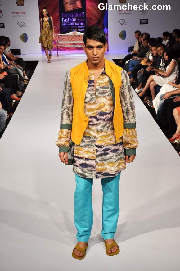 Sayantan Sarkar collection Bangalore Fashion Week 8th Edition Summer Showers 2013