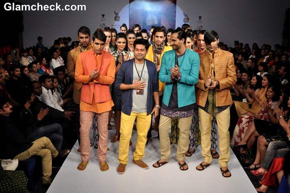 Sayanthan Sarkar Collection bangalore fashion week summer showers 2013