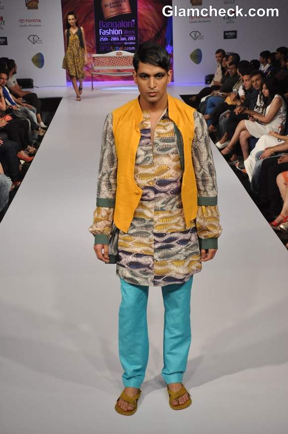 Sayanthan Sarkar bangalore fashion week summer showers 2013