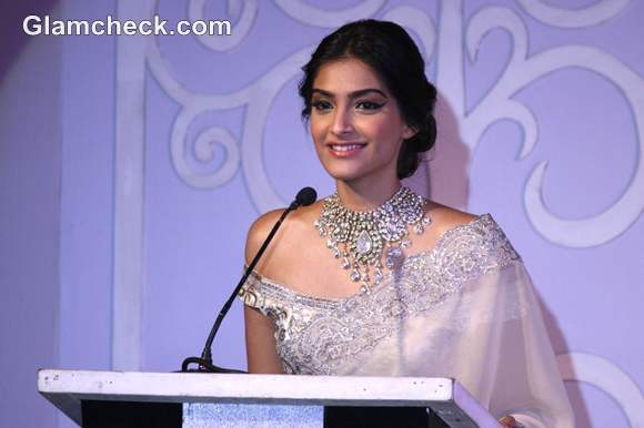 Sonam Kapoor at Indian Gem Jewellery Press Meet