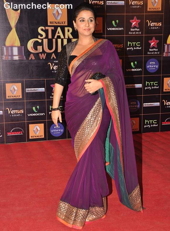 Vidya Balan at Star Guild Awards 2013