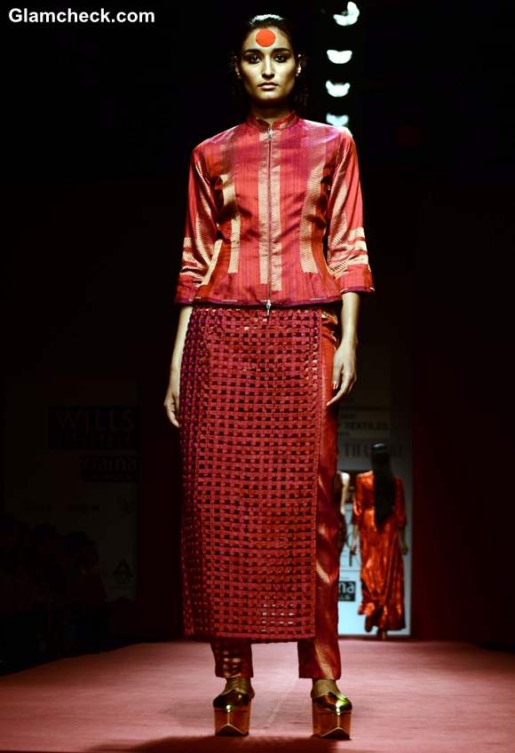 Abraham Thakore at WIFW Fall-Winter 2013