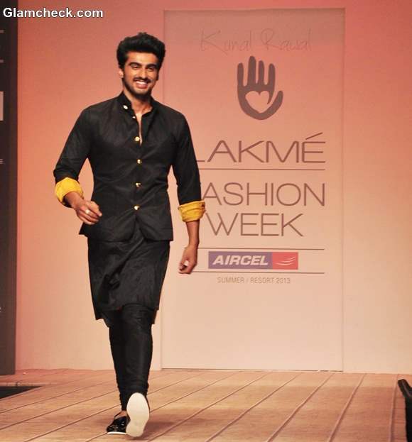 Arjun Kapoor at Kunal Rawal LFW Summer Resort 2013