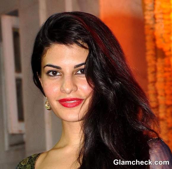 Bollywood Celeb Makeup Trend Orange Lips-Jacqueline Fernandez