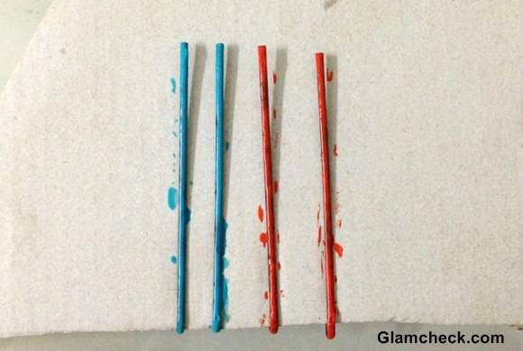 Colored bobby pins craft