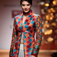 Jacqueline Fernandes for Manish Malhotra at WIFW Fall-Winter 2013