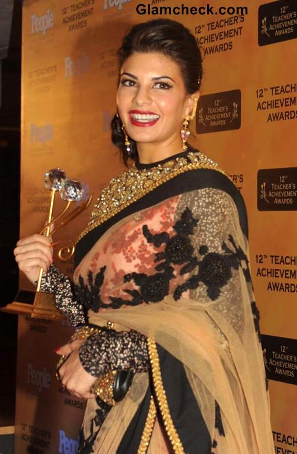 Jacqueline Fernandez Traditional at Teachers Achievement Awards 2013