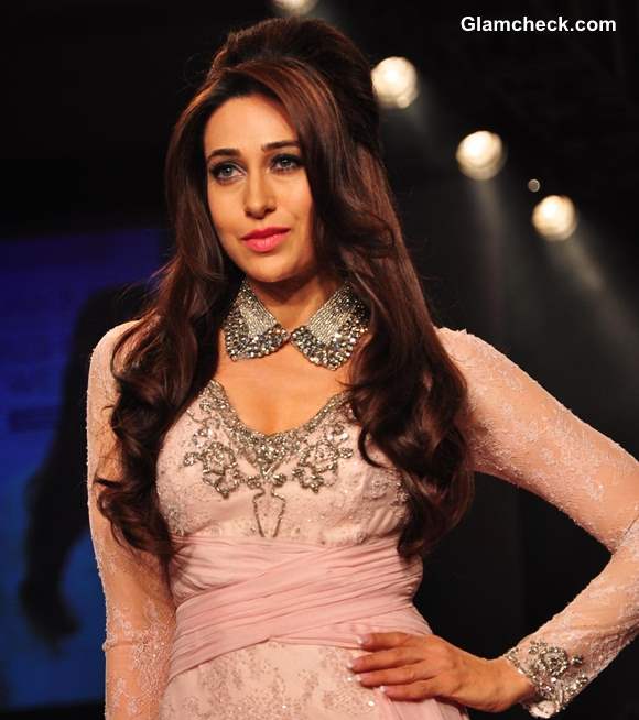 Karisma Kapoor Walks for Shehlaa Khan at Lakme Fashion Week Summer Resort 2013