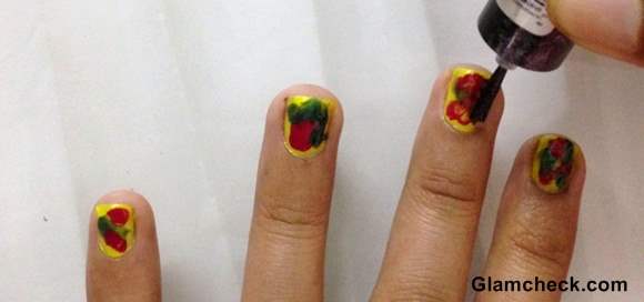 Nail Art holi diy