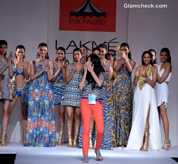 Pia Pauro at Lakme India Fashion Week Summer-Resort 2013