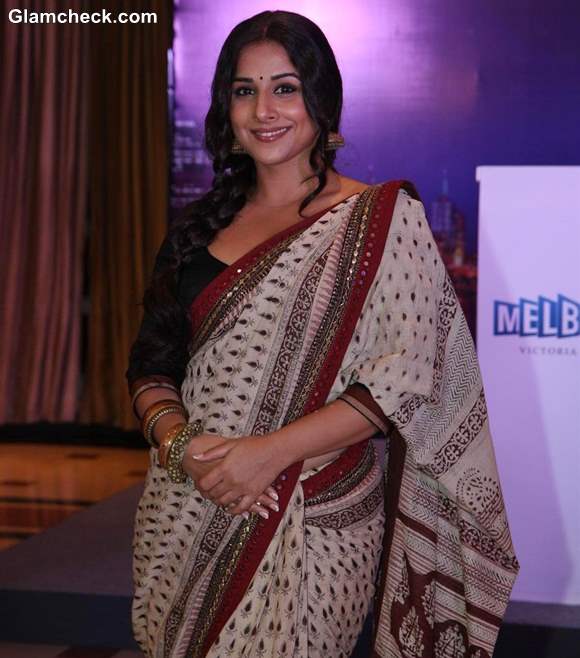 Vidya Balan in Sari at Indian Film Festival of Melbourne 2013