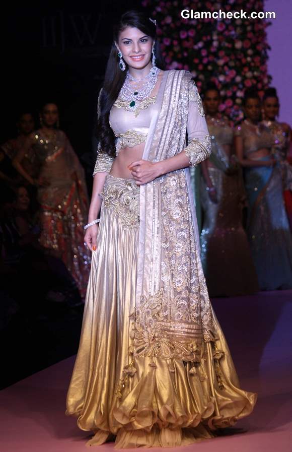 Jacqueline Fernandez  IIJW 2013 for PC Jewellers